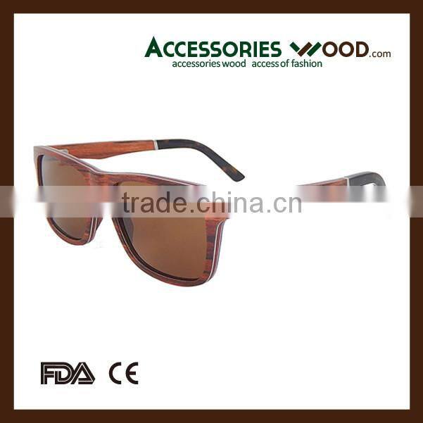 2016 Wood Sunglasses with Polarized and Coating Lenses High Quality Wood Eyewear