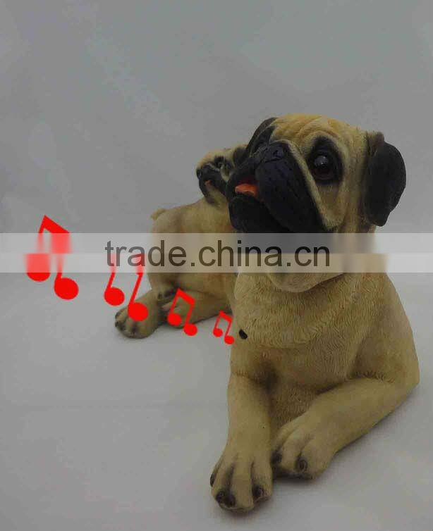 polyresin shake head figurine music toy