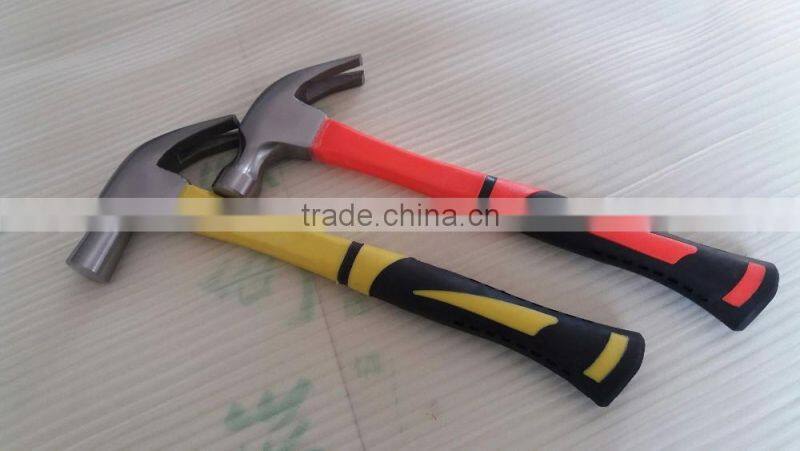 good quality of plastic handle carbon steel hammer 250g -259