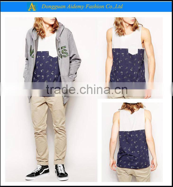 loose fit stringer tank top custom