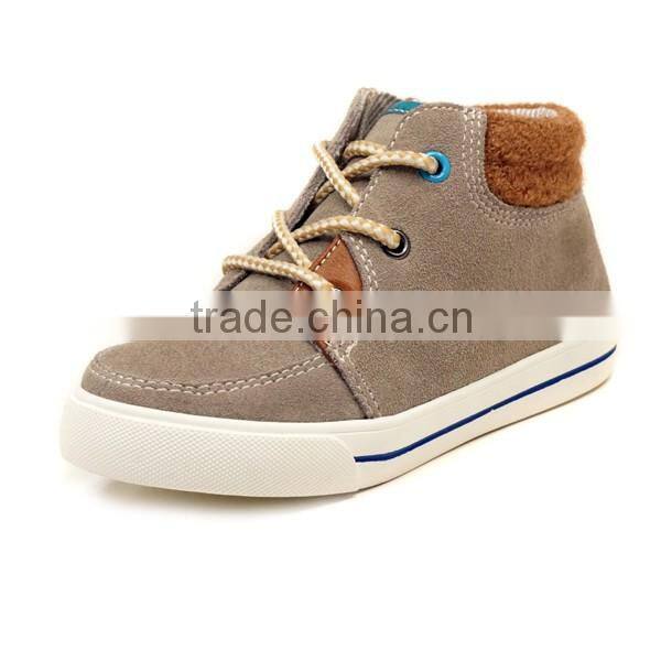 Choozii Newest Design Leather High Top Sneaker Boot for Girls