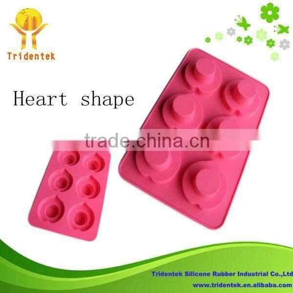 Household Silicone Heart Shape Ice Tray