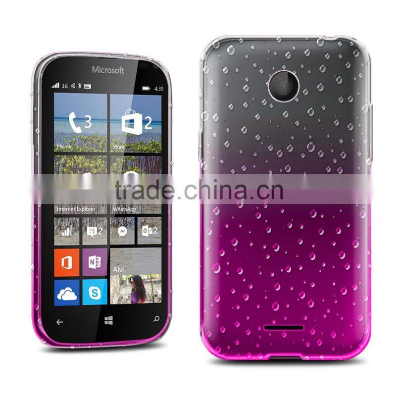 bulk buy from china Gradient TPU Back Case Cover Skin for Microsoft Nokia Lumia 435 3d ultra raindrop cases china suppliers