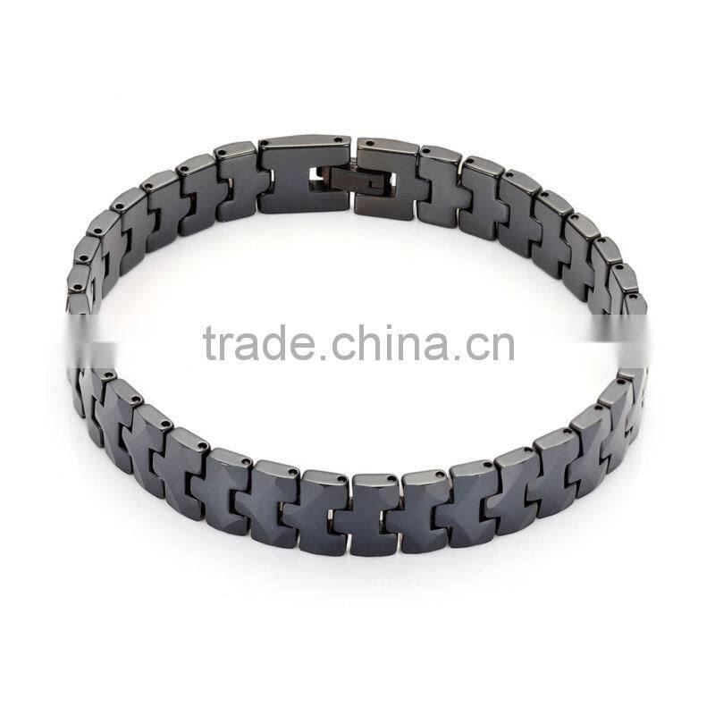 High quality IP black tungsten friendship bracelets bulk