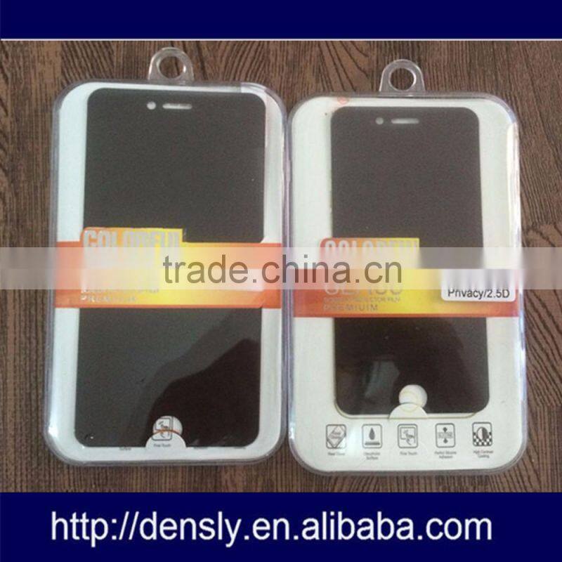 Best price 9H privacy tempered glass screen protector for iphone 6/6s