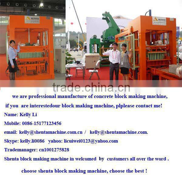 QTJ4-18 hot products automatic concrete brick block making machines dubai