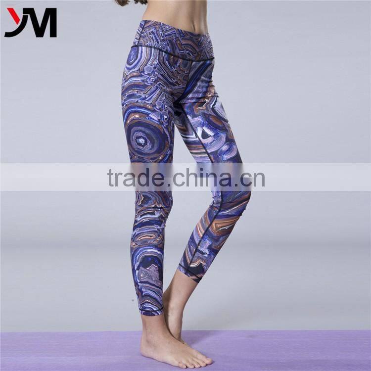 New Design Fashion Sport Yoga Pants Custom Colorful Women Long Pants