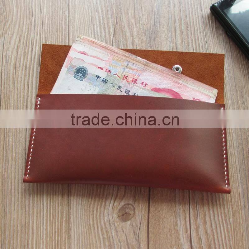 2016 Good Quality Customized Genuine Leather Pen Case
