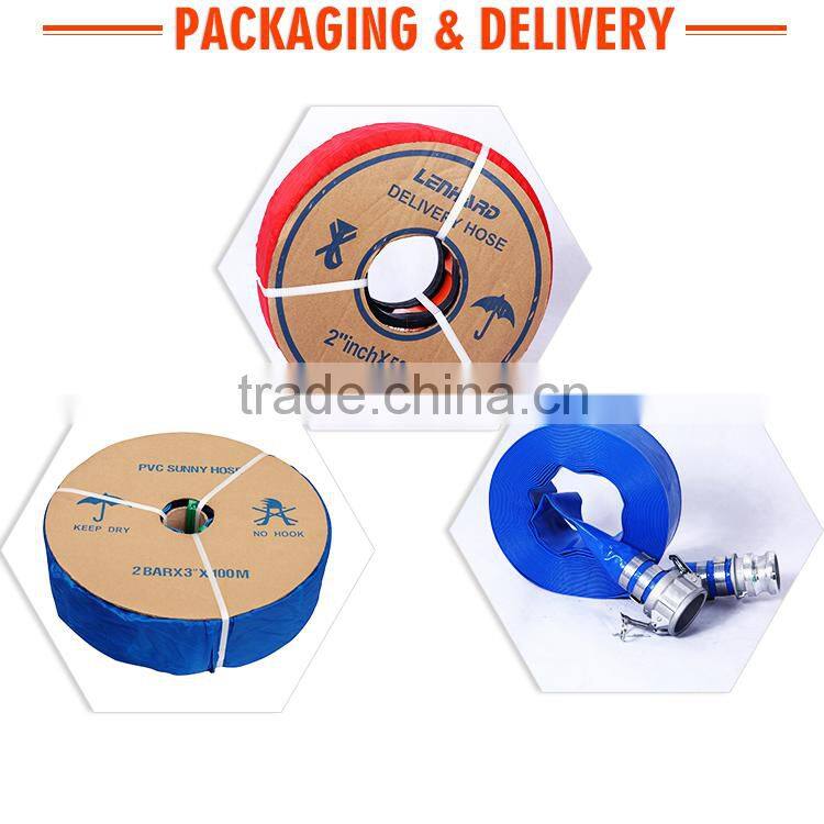 High strengthen PVC layflat hose