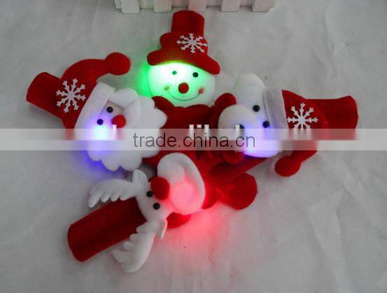 santa clause Christmas gifts slap bracelet