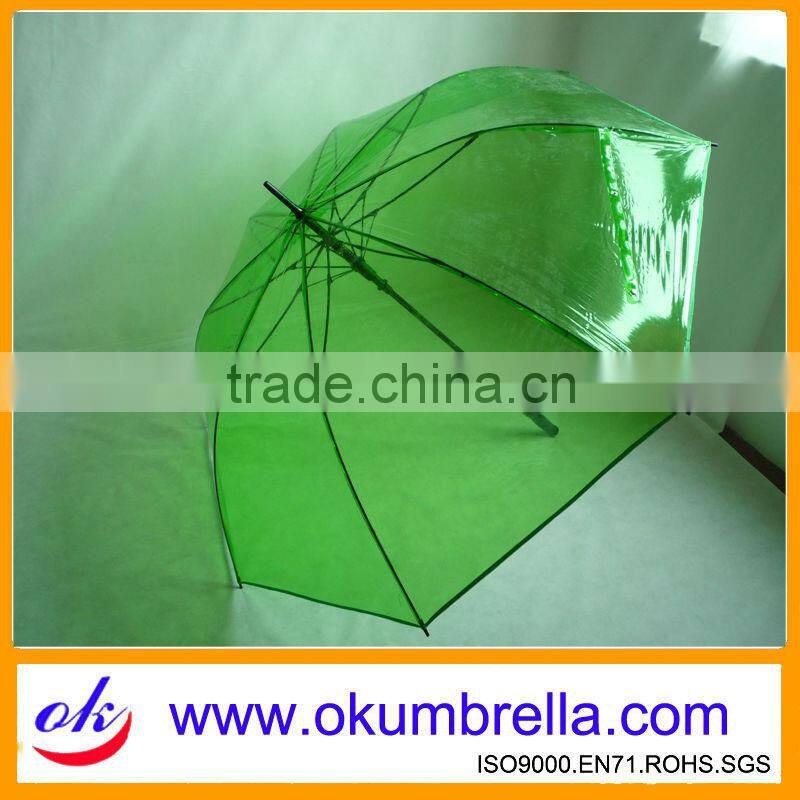 2015 high quality transparent folding umbrella