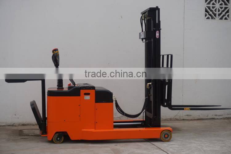 new 2.0ton electric narrow aisle reach stacker