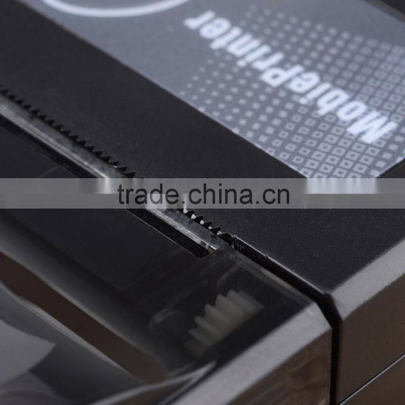 2015 Mobile Portable 58mm Thermal Receipt Printer Bluetooth Wireless Mini Printers Impressora for Android/IOS Black
