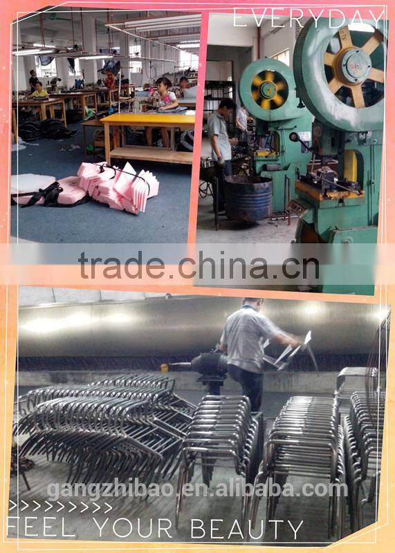 Rental Hotel iron chromed Stacking Chair room chairs AH-20