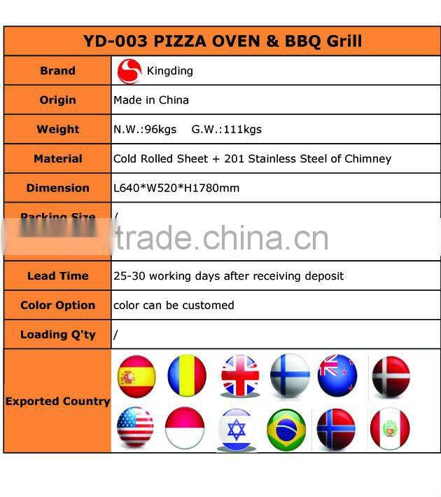 Wood Fired Pizza Oven with flavor smoke