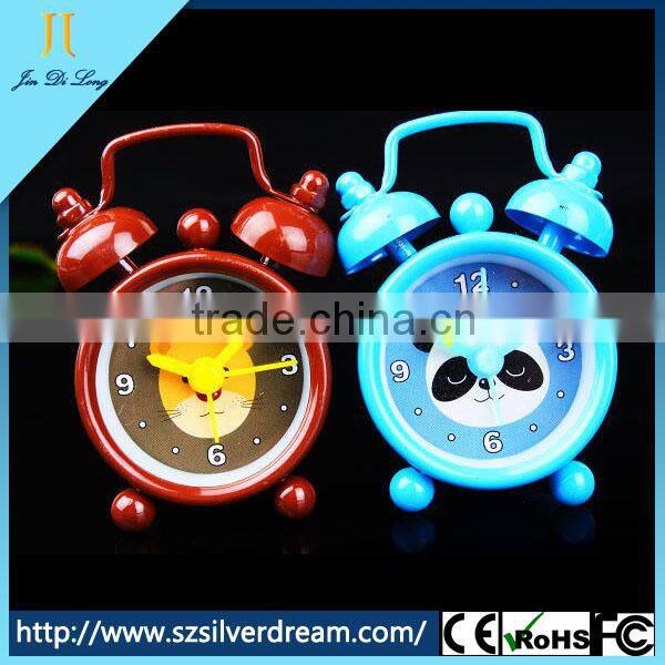 2014 China factory direct bedside cartoon kids digital alarm clock hands