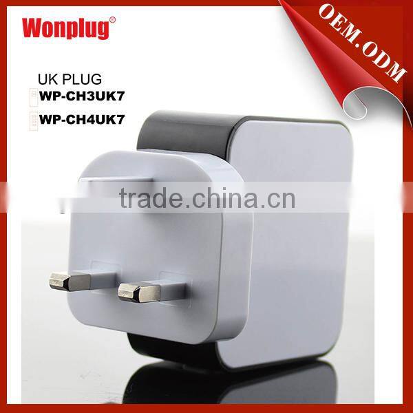 Interchangeable plug worldwide used 5v 3a usb charger adapter charger fast