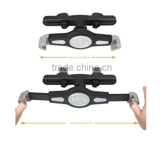 2016 Universal 360 Degree Rotating Car Headrest Grip Tablet PC Mount Holder for iPad Air,For Galaxy, all Tablets up to 7- 11inch