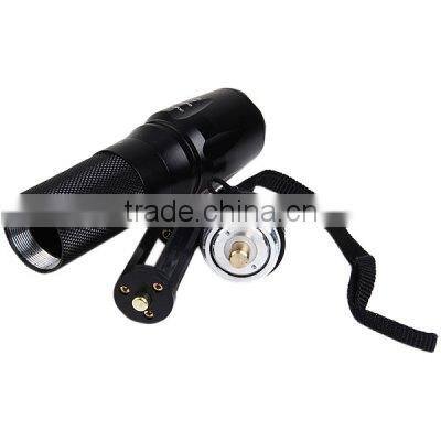 zoom aluminum flashlight keychain portable led flashlight