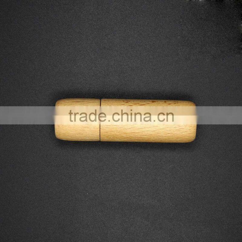 capsule wood usb flash memory/ branding bamboo usb