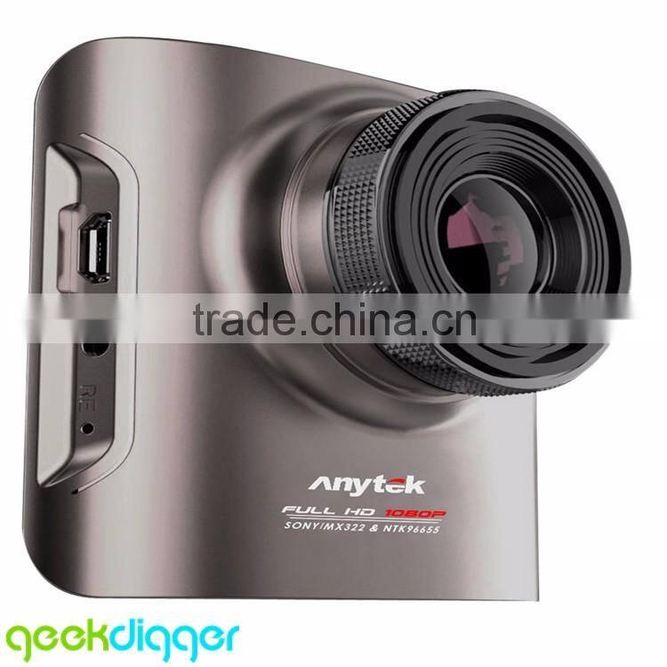 Anytek A3 Car DVR with Novatek 96655 Mini Car Camera Chipset SOYN IMX322 CMOS Super Night Vision Dash Cam G-Sensor Black Box