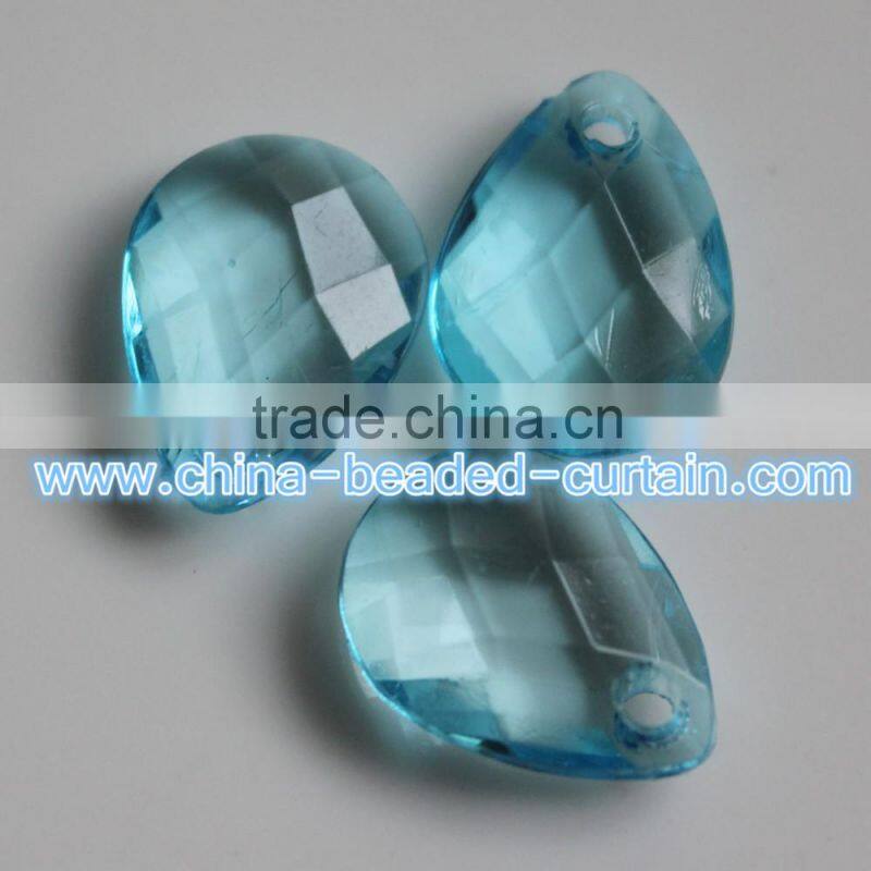 Best Factory Direct Sales Transparent Acrylic Faceted Briolette Teardrop Beads Curtain Pendants