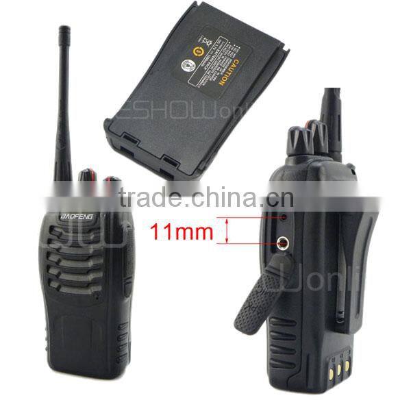 original cheap Black Baofeng Walkie Talkie Single Frequency Single Band UHF 5W 16CH Portable Two-Way Radio BF-888S
