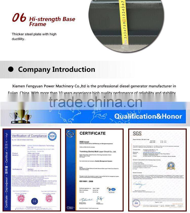 China Yuchai three phase brushless 400kw 500kva diesel genset with LCD protect system
