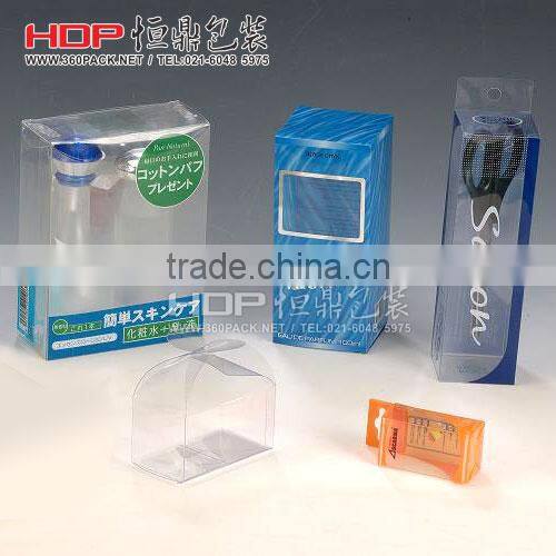 Custom plastic cosmetic packaging box