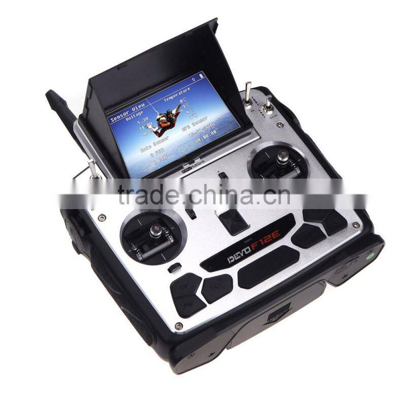 Walkera DEVO F12E Perfect FPV 12CH RC Transimitter with 5in LCD Screen Mode 2 Support 2.4GHz/5.8G 32CH Telemetry