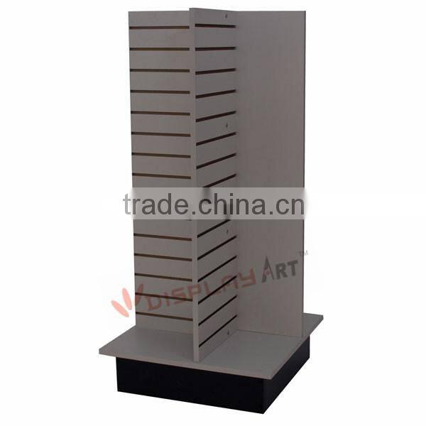 4 way units slatwall display gondola fixture