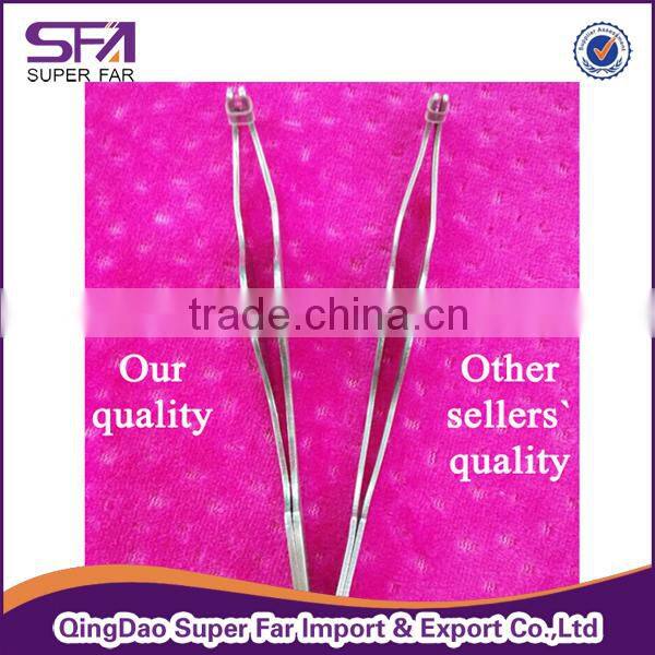 Wholesale Stainless steel false eyelash smart tweezer private label
