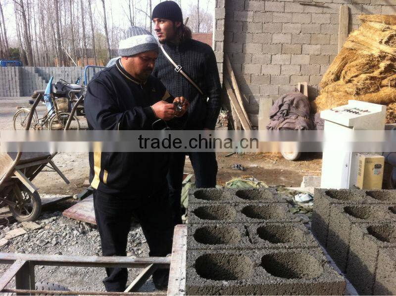 QHL4-25 china low cost hollow block machine for Argentina