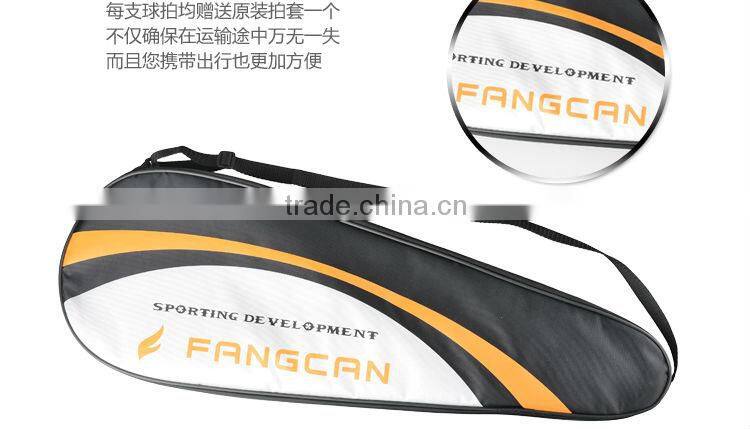 FANGCAN Darkness 7 H.M. Graphite Ultralight Carbon Fibre Squash Racket With String and Cover