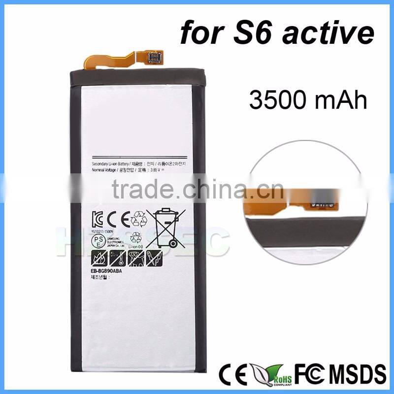 High Capacity 3500mah Original Wholesale Mobile Phone Polymer Lithium Battery For Samsung S6