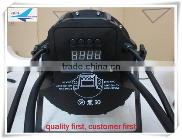 dj equipment 9x10W rgbw quad outdoor led par lights for sale
