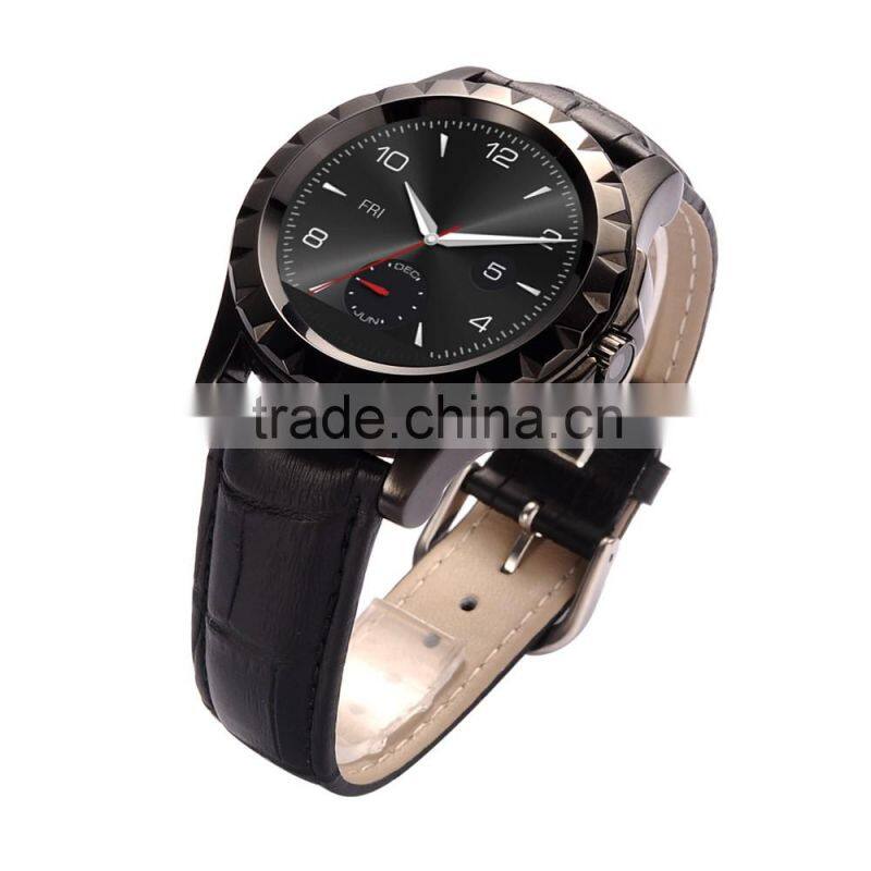 2016 Round TFT for High-end T2 Smart Watch Android 4.4 Wifi Dual Sim Waterproof Smart Watch