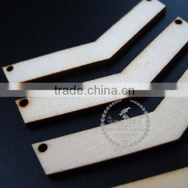60*10mm natural wood log boomerang charm pendant charm DIY painting charm supplies 1800154