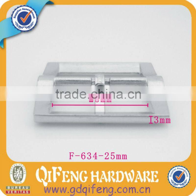 new design fashion silver zinc alloy metal square belt buckle suitable handbags qifeng f-634