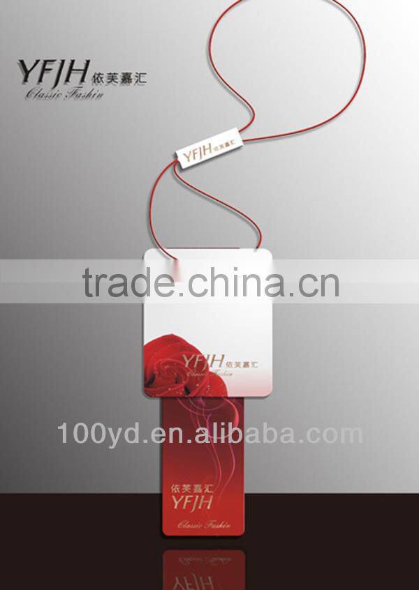 different bags hang tags