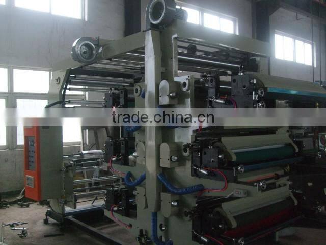 PP Non woven Shopping Bag Roll Flexo Printing Machine with Water Ink