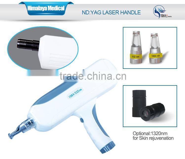 Q -swith Nd yag laser CE approved tattoo/birthmark removal machine