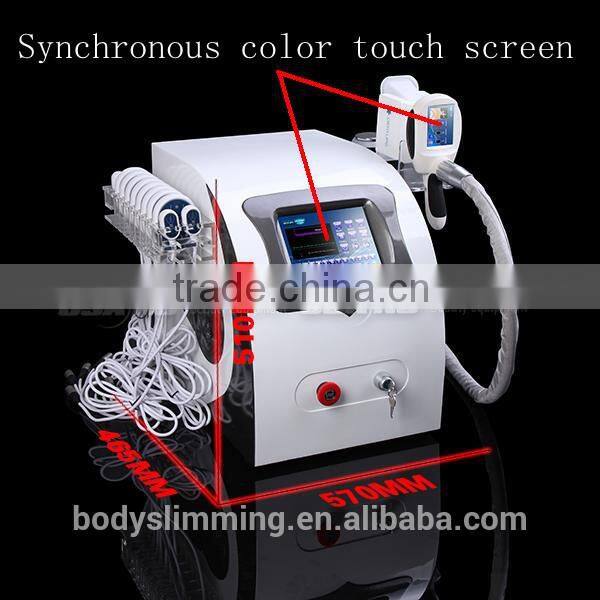 Cavitation +RF+Lipo Laser+ Cryolipolysis / Slim Freeze Belt Cryosunction Freezing Machine