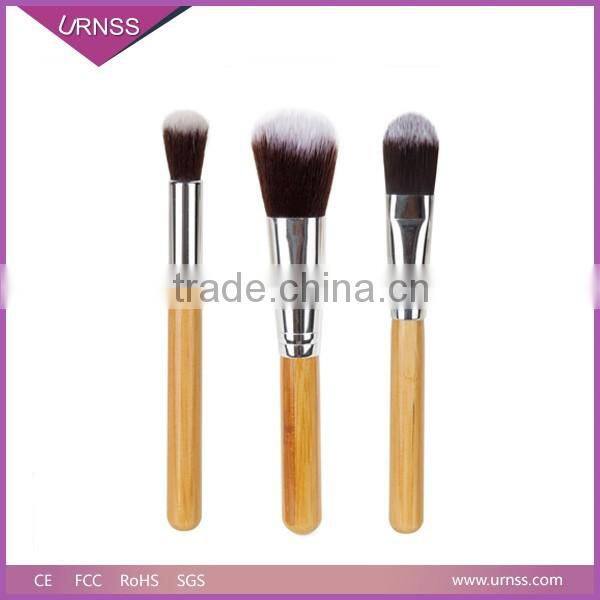 Best Price Cheap Professional Kabuki Bamboo Handle Makeup Brushes Set