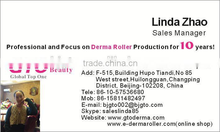 black titanium derma micro needle roller micro needle roller