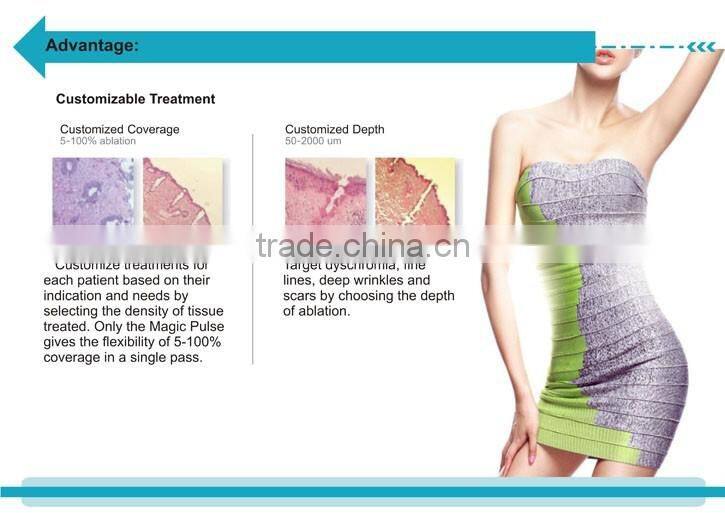 Protable Scanner Fractional 10W RF tube Co2 laser vaginal tightening beauty Equipment/Scanning Fractional CO2 laser machine