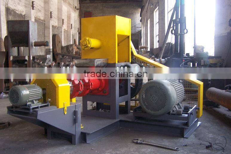 Zhengzhou high efficiency floating fish feed pellet machine(Skype:shuliy218)