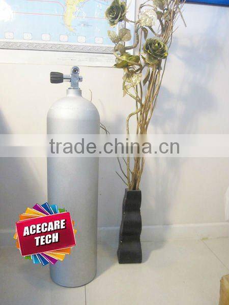 Scuba diving cylinder, 12L aluminum gas cylinder for diving