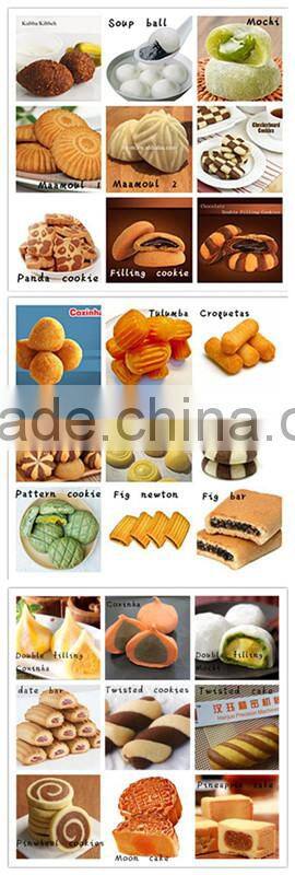 small double filling cookies making encrusting machine