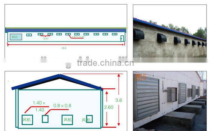 BC Air inlet for poultry shed
